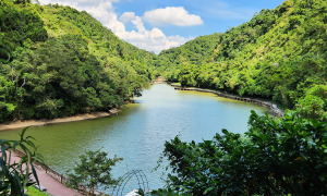石門溪隘勇線步道，長埤湖風景區（水行俠主題樂園）
