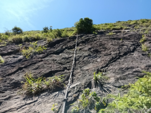 瑞芳區驚險驚嚇+短暫迷途的半屏大瀑布(瀑布稜)+小錐麓古道