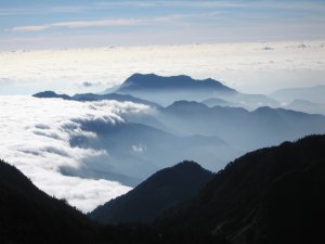 南湖大山 雲海