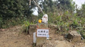 【稜線瘦如刀鋒，山形橫亙如屏風】解鎖第55座小百岳 #045 大橫屏山