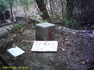 探勘八卦山「有公嶺」及「牛牯嶺」二顆三等三角點。