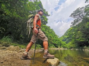 穿著 TEVA Riva Mid RP 野型派專業登山鞋來場徒步健行~國家級綠道淡蘭古道中路之灣潭段連走北勢溪段