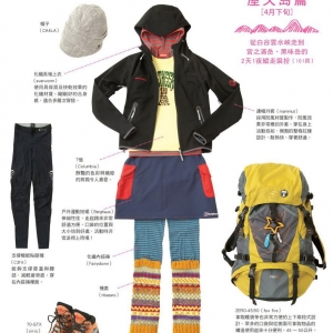 鈴木智子的登山服裝