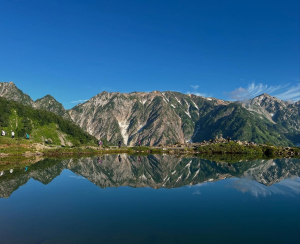 【日本】北阿爾卑斯山天空之鏡 白馬八方池