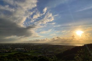 新竹｜鳳崎落日登山步道｜新豐後山落日大景