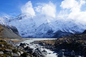 [NZ] 在溜冰的爬山Hooker Valley TracK