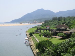 龍門吊橋．鹽寮濱海步道