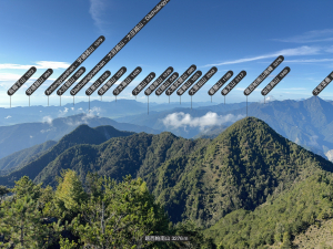 2025/9/10~16 大魯木山上喀西帕南山出中平林道