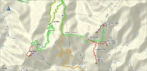 頭櫃黑田山諸峰