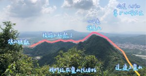 南部百岳練功場 旗靈縱走 天氣熱建議不要去，但走完很有成就感