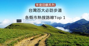 【路線】2020年台灣百大必訪步道 各縣市Top1