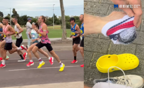 【話題】跑鞋幫助有限 腳力驚奇無限！俄羅斯跑手著洞洞鞋半馬飆 1:09:03！