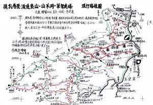 新北市石碇 二格山系 摸乳巷古道登筆架連峰 石龜線登筆架連峰 溪邊寮山 山羊洞登山口登筆架 513峰 筆架北峰與南峰 內楒仔腳山 聖家山莊苦路 烏塗窟山越嶺路區域已整闢完成(2023-10-23)