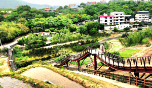 鵝尾山，鵝尾山水田，溪山百年古圳步道，大平尾山