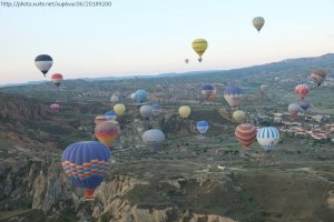 土耳其旅行3~~卡帕奇多亞~熱氣球~~居高臨下太壯觀了