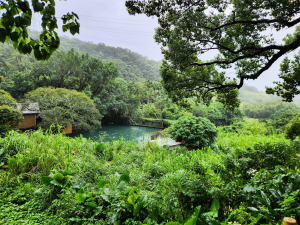 淡水虎頭山登山步道，百年雙峻頭水源地（北投子淨水廠）