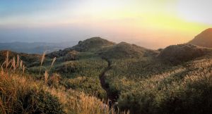 夢幻湖、七星山主東峰