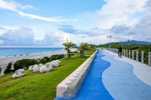 蔚藍兩潭曙光線