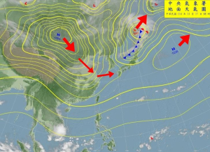 [氣象]東北季風天氣有既定模式, 輕鬆預測各階段趨勢