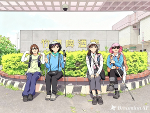 崎頂車站-子母隧道-日出神社-青草山-竹南啤酒廠-大草原-南十八尖山-香山車站