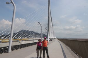 2026--06-04 漁人碼頭經淡江大橋+渡船至淡水─觀景平台→情人橋→淡水漁人碼頭→淡江大橋→挖子尾→八里左岸公園→淡水金色水岸