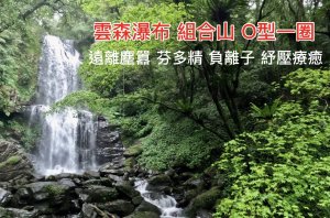 【雲森瀑布 組合山 O型健走】飄著仙氣的杉木林 氣勢如虹的瀑布群 大口森呼吸 享受大自然的洗禮