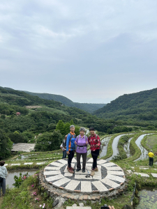 青山瀑布步道登山口  嵩山 百年梯田  土地公嶺步道登山口+珊瑚貝殼廟