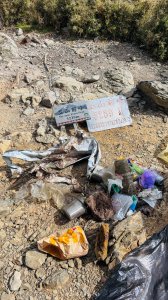 玉山前峰淨山紀錄｜高山不該留下的東西