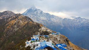 魚尾峰基地營健行路線（Mardi Himal）- Day.3 High Camp