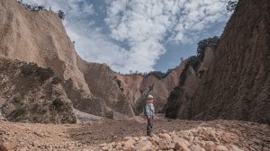 仰望火炎山｜火炎山自然保留區（第三＆第五沖蝕溝）