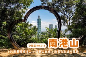 【南港山】台北市小百岳 x 360度展望拇指山 x 四獸山步道欣賞台北101