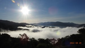 縮時攝影雲山水 - 跟著雲海達人山友追雲趣 - 坪林南山寺+石碇十三股山(永安社區/台北花園公墓) 8/26