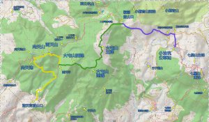 「路線紀錄」大屯山群峰