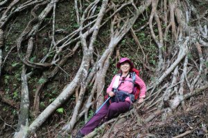 2021/10/19雙潭8形走─捷運新店站→碧潭吊橋→藍線水岸步道→林間棧道→灣潭山→灣潭山登山步道→枕木步道→碧潭山(和美山)8字形