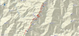 林道、缺水、四訪、路條之眉原八仙西南峰