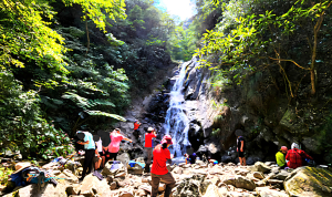 紅葉谷瀑布，內柑宅古道，八連溪水車園區，八連溪休閒步道，根德水車園區