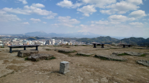 擁有360度山海美景的米子城(湊山90m)