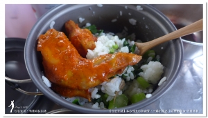 【高山爐煮白飯練習】一鍋到底之「紐奧良雞翅+芥藍菜飯」