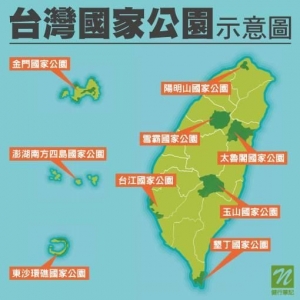 台灣九座國家公園