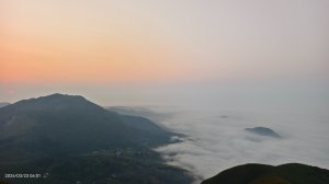#大屯山 #日出 #雲海 #琉璃光 #橘咖啡 #吉野櫻 3/23