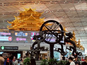 北京首都機場飛回臺灣桃園國際機場