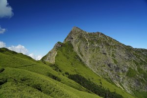 奇萊北壁下屏風山