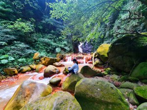 台北版黃金瀑布，翠峰瀑布，連走紗帽山，天母水管路古道