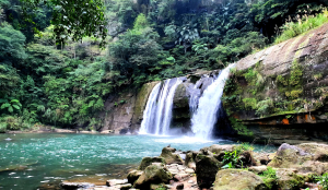 孝子山，慈母峰，普陀山，順遊嶺腳瀑布