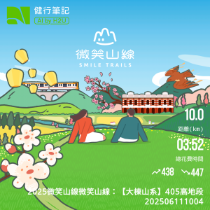 【微笑山線大棟山405高地風華】