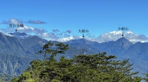 東卯山頂 360度 清晰山頭環繞 20221211