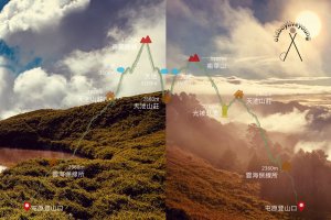 奇萊南華 百岳二天行程 + 光被八表