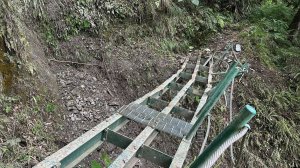 【步道動態】八通關越嶺道東段(16.3公里處)棧橋橋面基座損毀，無法通行!