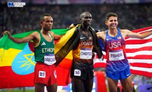【巴黎奧運】烏干達跑手 Joshua Cheptegei 10000米 破奧運紀錄摘金