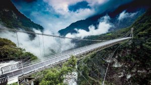 【新聞】「山月吊橋」克服峽谷天險 預計於下半年開放